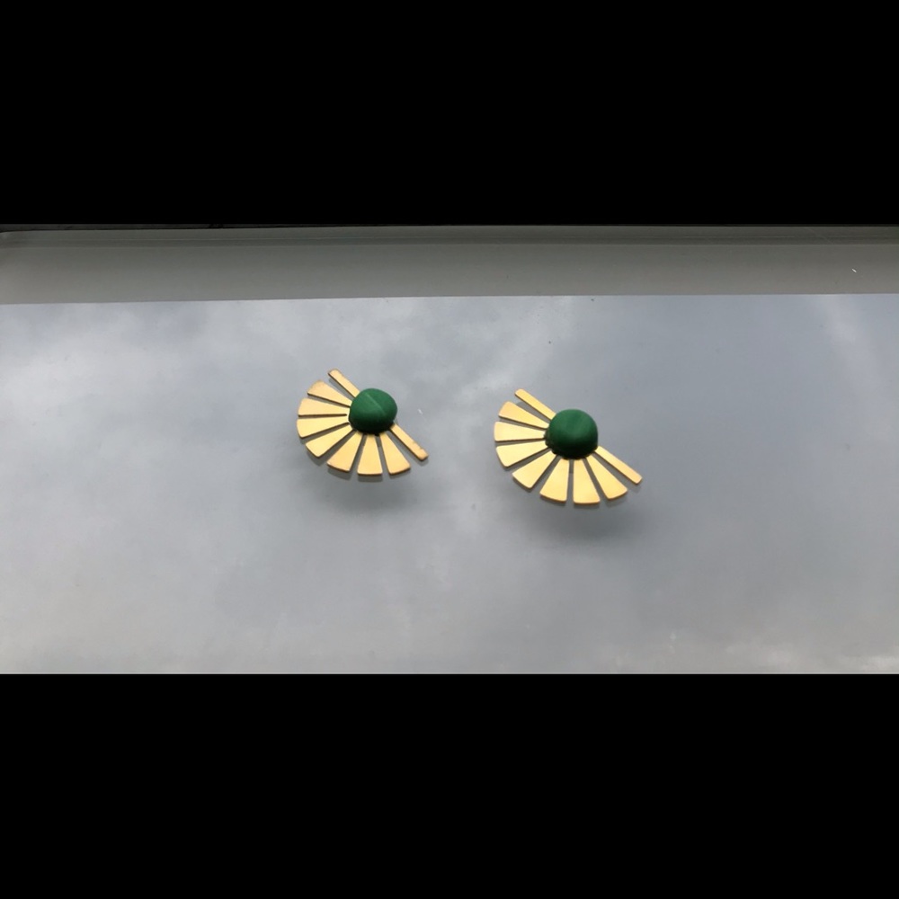 Polymer clay earring